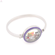 Brazalete flotante de encargo de la pulsera del acero inoxidable 316l, pulsera de las señoras